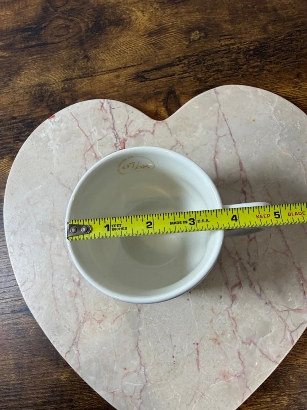 NWT Starbucks Checkerboard Ceramic Coffee Mug - Neutral Tones, 12 Oz
